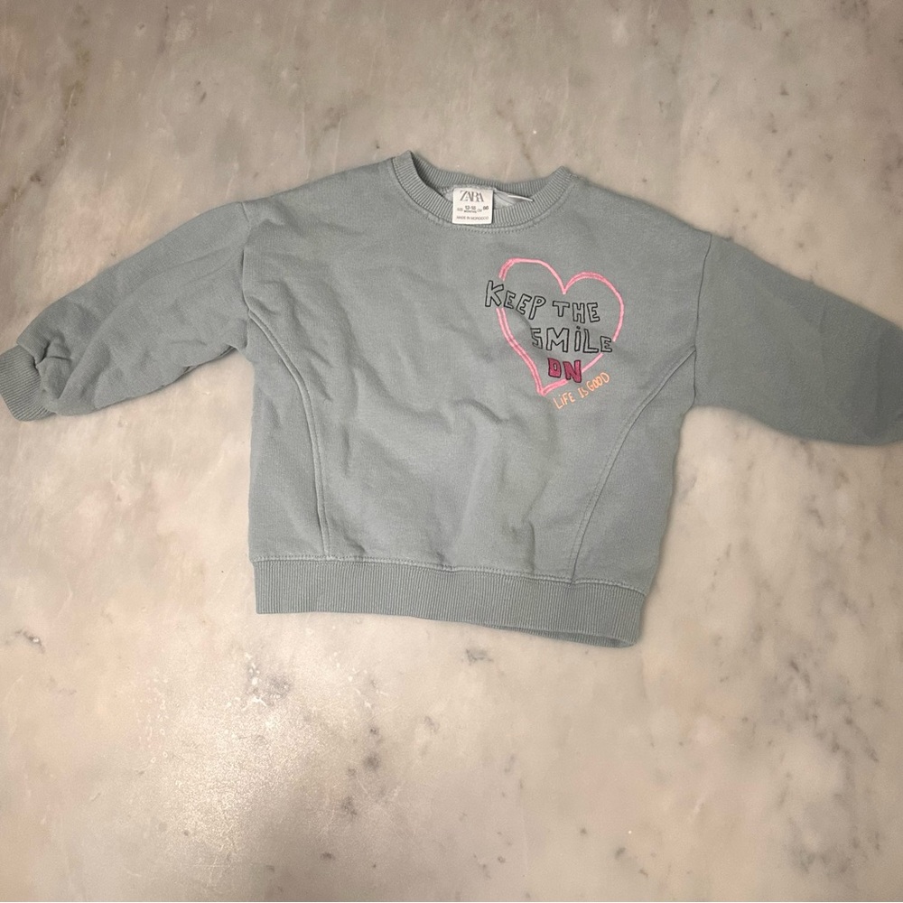 Zara Girls 12-18 Month Sweatshirt